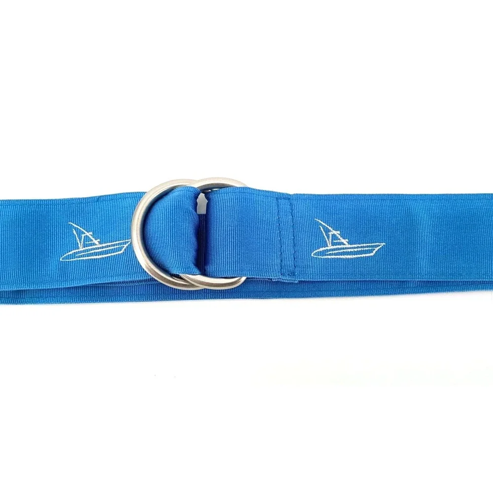 Vineyard Vines Sailboat D-Ring Ribbon Belt 46